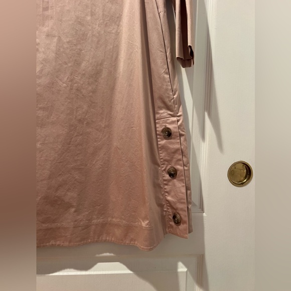 COS Mock Neck Beige/Cream Dress with Pockets Size 2 - Picture 4 of 11